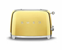 Тостер на 2 ломтика SMEG TSF01GOEU золотой