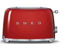 Тостер на 2 ломтика SMEG TSF01RDEU красный