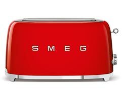 Тостер на 4 ломтика SMEG TSF02RDEU красный