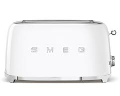 Тостер на 4 ломтика SMEG TSF02WHEU белый