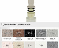 Дозатор Ecology Stone ES-02-309 тёмно-серый