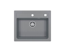 Мойка ALVEUS GRANITAL ATROX 30 CONCRETE - G81 590 X 500 1X в комплекте с сифоном 1132823