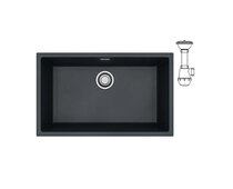 Мойка ALVEUS GRANITAL OMNI 40 CARBON-G91  750x450x198 с сифоном 1145083