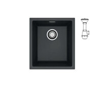 Мойка ALVEUS GRANITAL OMNI 20 DEEP BLACK-G90  450x450x198 с сифоном 1145083