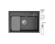 Мойка GRANULA KS-7301i шварц 730х510мм