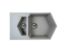 Мойка KitKraken Pond Grey серый 850х500