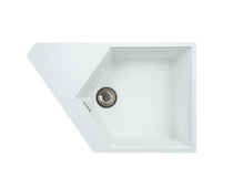 Мойка KitKraken River White белый 775х500